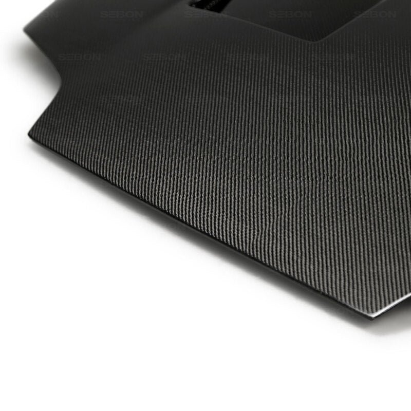 Seibon 93-98 Toyota Supra (JZA80L) TS Style Carbon Fiber Hood - Image 7