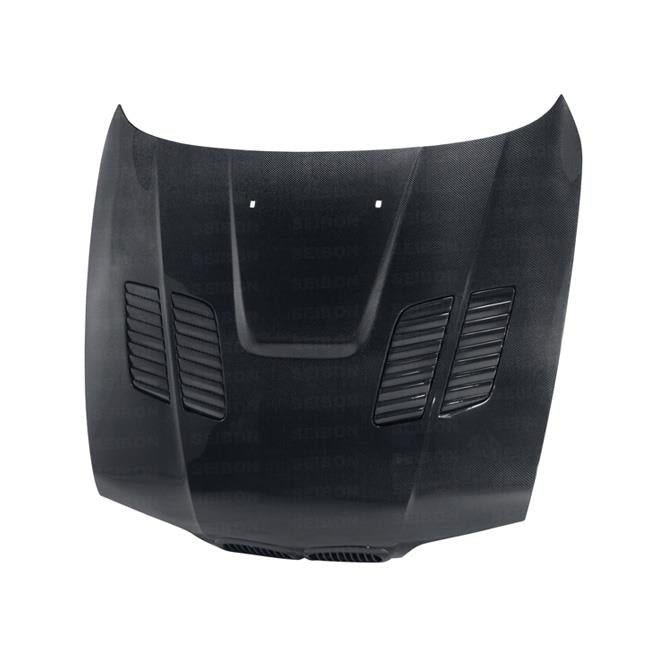 Seibon 97-03 BMW 5 Series 4Dr (E39) GTR-Style Carbon Fiber Hood - Image 2