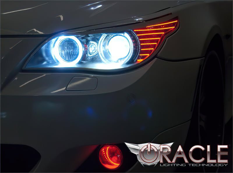 Oracle 03-10 BMW 5 Series LED Headlight Halo Kit - Red - Image 2