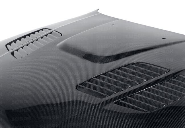 Seibon 97-03 BMW 5 Series 4Dr (E39) GTR-Style Carbon Fiber Hood - Image 4