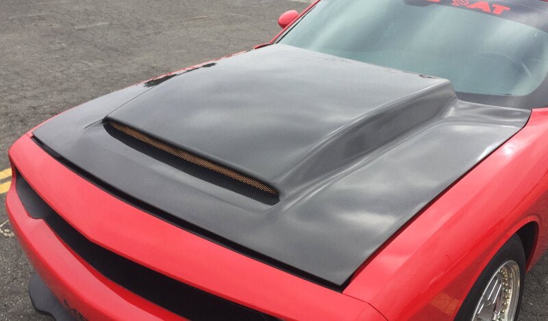 Anderson Composites 2018 Dodge Demon Cowl-Style Carbon Fiber Hood - Image 2