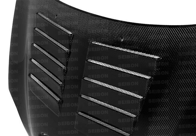 Seibon 03-05 Dodge SRT-4 GT-style Carbon Fiber Hood - Image 2