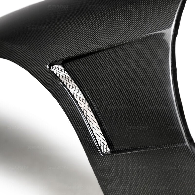 Seibon 93-98 Toyota Supra TV-Style Carbon Fiber Fenders (Pair) - Image 6