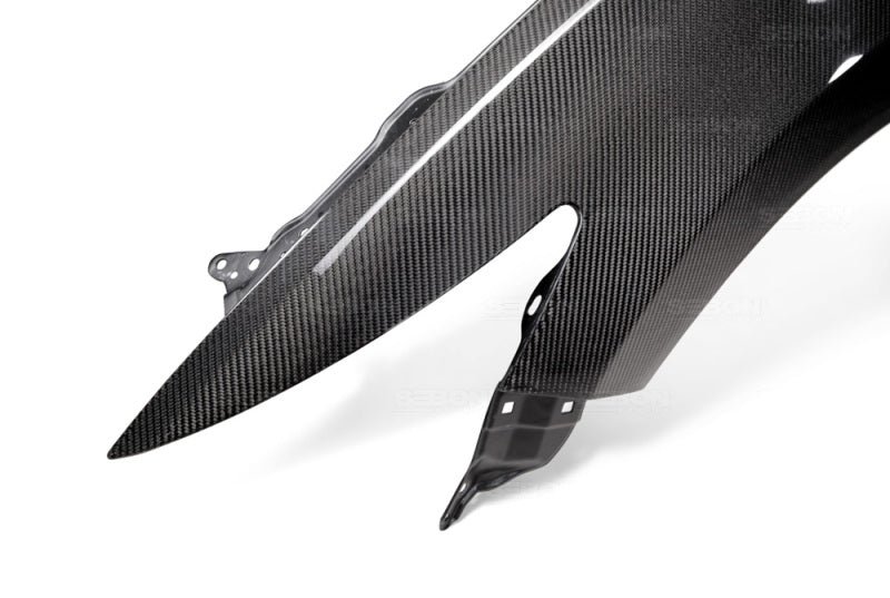 Seibon 14-15 Honda Civic 2 Door OE-Style Carbon Fiber Fenders - Image 2
