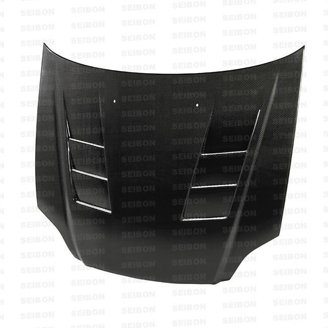 Seibon 99-00 Honda Civic (EM1/EJ6/7/8/EK9) TS-Style Carbon Fiber Hood - Image 4