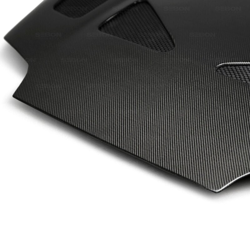 Seibon 93-98 Toyota Supra (JZA80L) TR Style Carbon Fiber Hood - Image 8