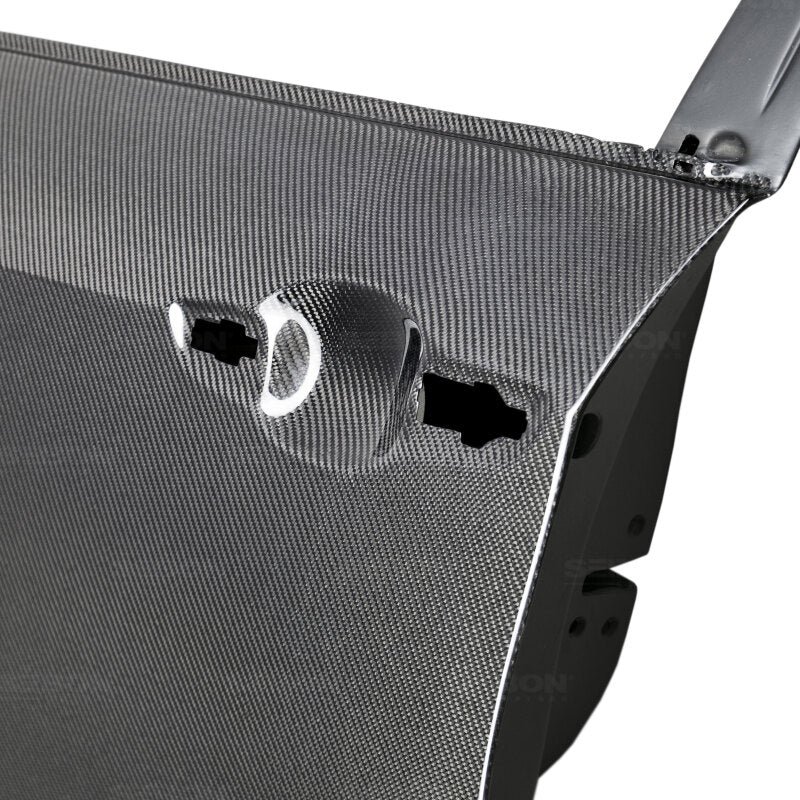Seibon 2017 Honda Civic Type-R OE Style Gloss Carbon Fiber Front Doors - Image 7