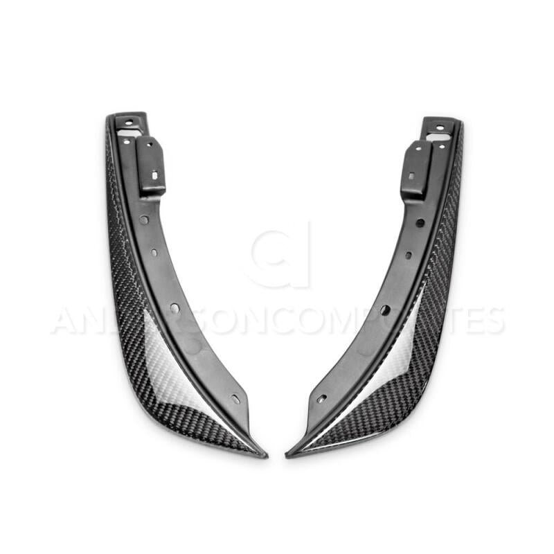 Anderson Composites 09-14 Dodge Challenger Front Bumper Canards - Image 4