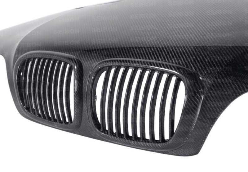 Seibon 97-03 BMW 5 Series 4Dr (E39) GTR-Style Carbon Fiber Hood - Image 9
