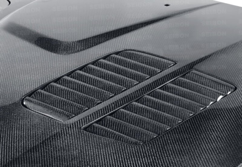 Seibon 97-03 BMW 5 Series 4Dr (E39) GTR-Style Carbon Fiber Hood - Image 10