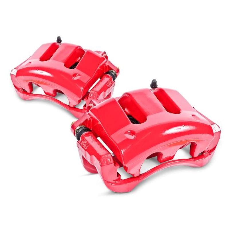 Power Stop 97-04 Mitsubishi Diamante Front Red Calipers w/Brackets - Pair - Image 2
