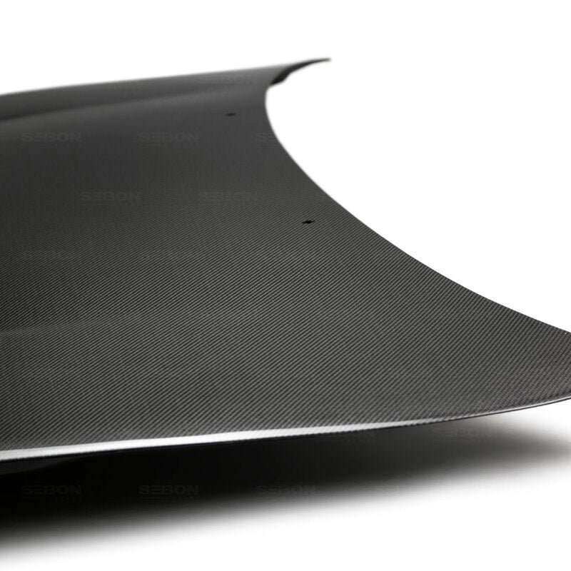 Seibon 93-98 Toyota Supra (JZA80L) TR Style Carbon Fiber Hood - Image 9