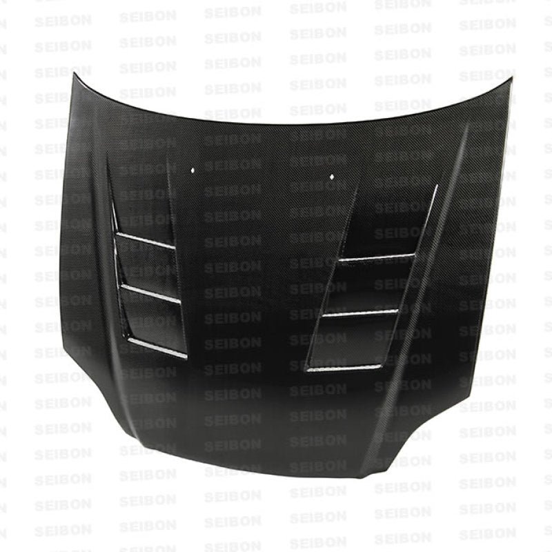 Seibon 99-00 Honda Civic (EM1/EJ6/7/8/EK9) TS-Style Carbon Fiber Hood - Image 8