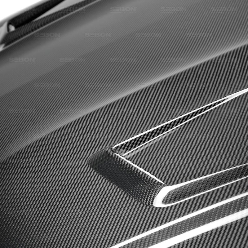 Seibon 12-14 Mercedes C-Class GT Style Carbon Fiber Hood - Image 9