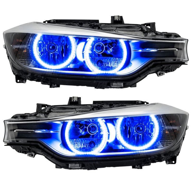 Oracle 12-13 BMW 3/328 LED Headlight Halo Kit - Blue - Image 4