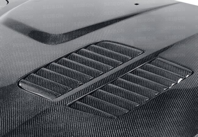 Seibon 97-03 BMW 5 Series 4Dr (E39) GTR-Style Carbon Fiber Hood - Image 12