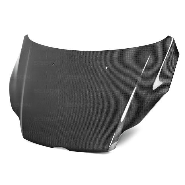 Seibon 12-13 Ford Focus OEM-Style Carbon Fiber Hood - Image 6