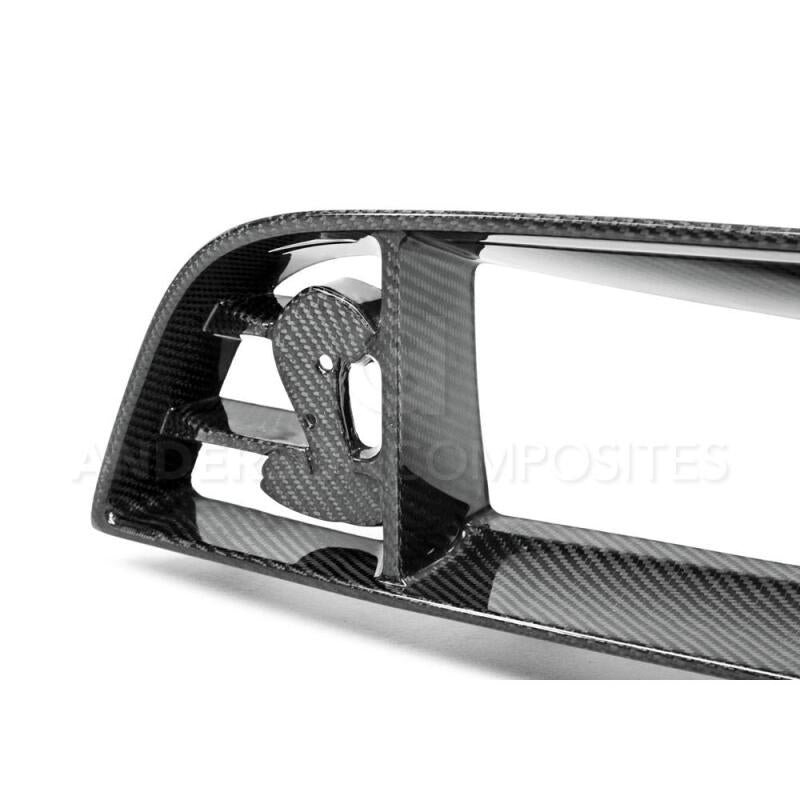 Anderson Composites 10-14 Ford Mustang/Shelby GT500 Front Upper Grille (w/ Spot for Cobra Emblem) - Image 4