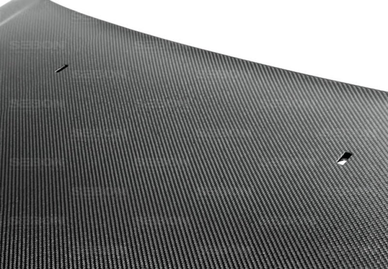 Seibon 12-13 Ford Focus OEM-Style Carbon Fiber Hood - Image 7
