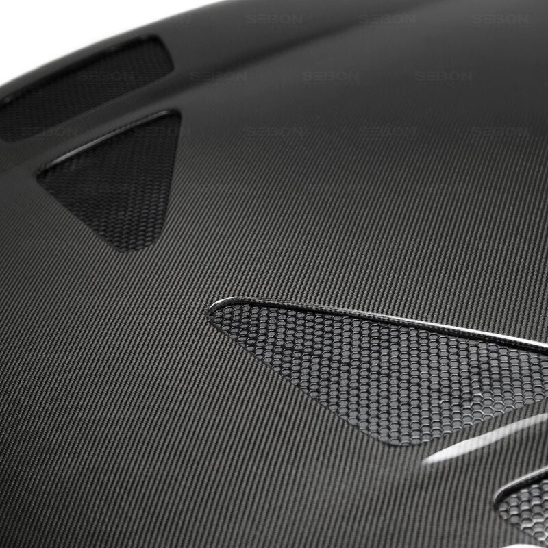 Seibon 93-98 Toyota Supra (JZA80L) TR Style Carbon Fiber Hood - Image 10