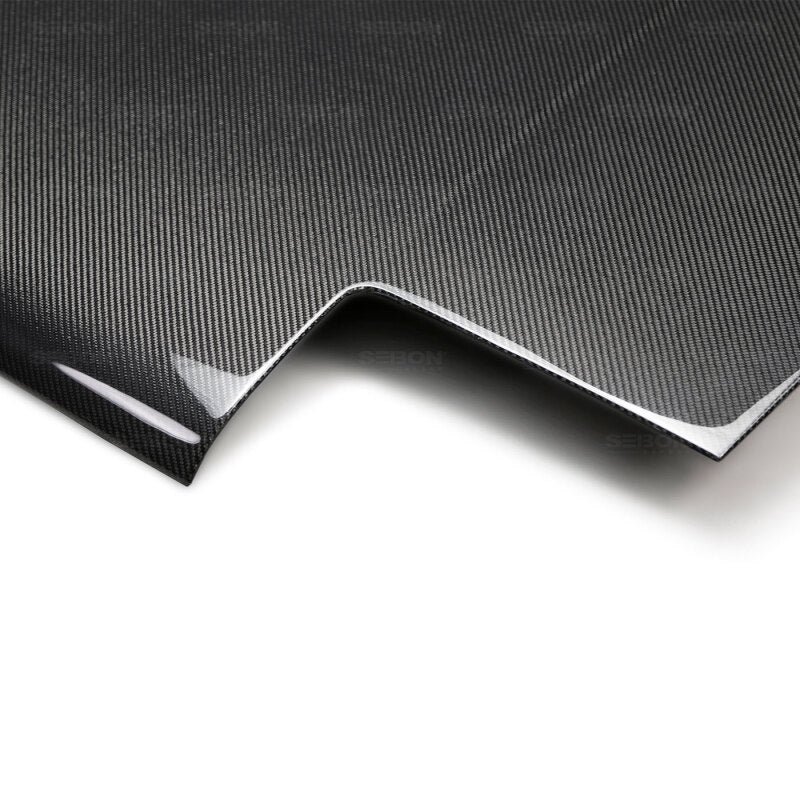 Seibon 84-87 Toyota Corolla (AE86) OEM Carbon Fiber Hood - Image 6