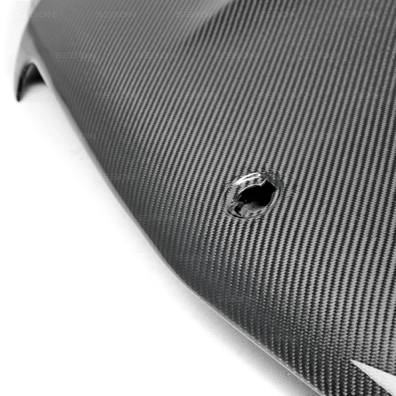 Seibon 12-14 Mercedes C-Class GT Style Carbon Fiber Hood - Image 12