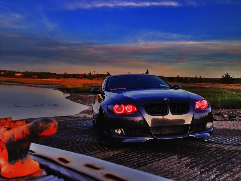 Oracle 06-11 BMW 3 Series LED Projector Headlight Halo Kit - Blue - Image 2