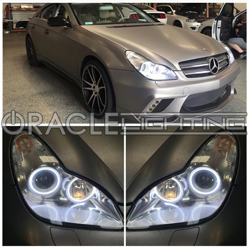 Oracle 04-10 Mercedes Benz CLS LED Headlight Halo Kit - Blue - Image 2