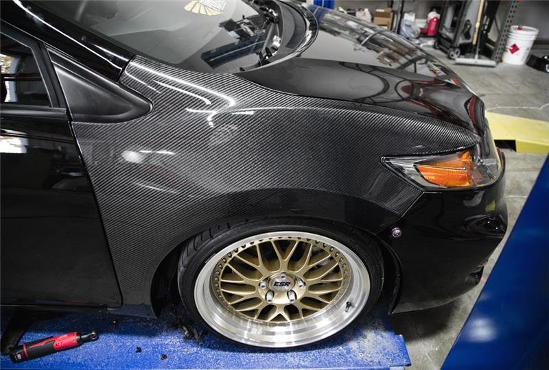 Seibon 14-15 Honda Civic 2 Door OE-Style Carbon Fiber Fenders - Image 11