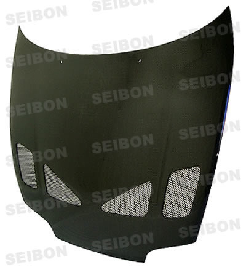 Seibon 93-98 Toyota Supra (JZA80L) TR Style Carbon Fiber Hood - Image 5