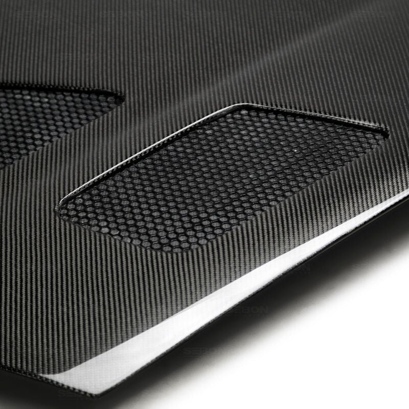 Seibon 93-98 Toyota Supra (JZA80L) TR Style Carbon Fiber Hood - Image 11