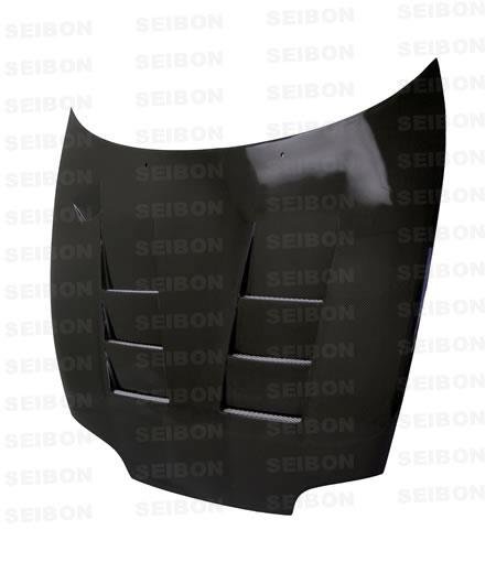 Seibon 93-98 Toyota Supra (JZA80L) TS Style Carbon Fiber Hood - Image 5