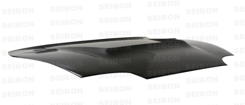 Seibon 93-98 Toyota Supra (JZA80L) KB-Style Carbon Fiber Hood - Image 4