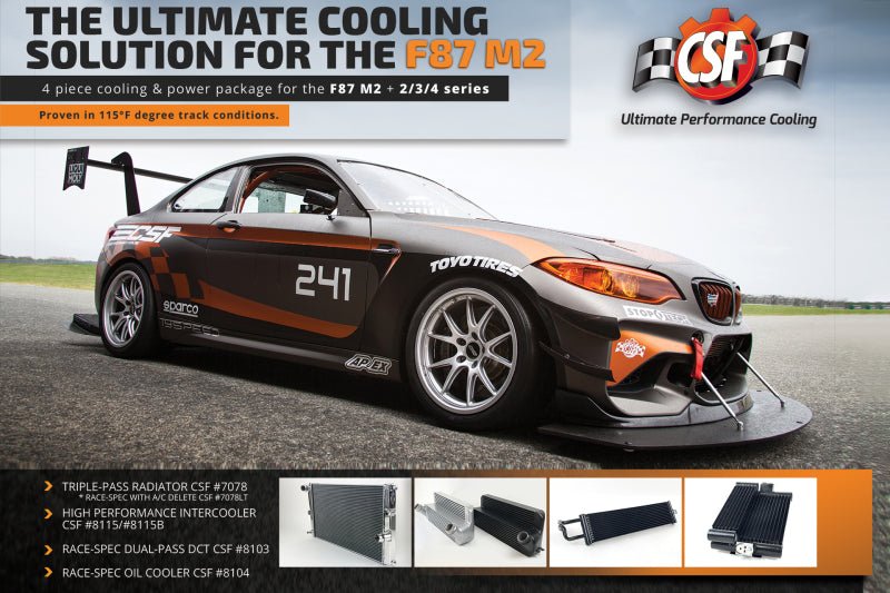 CSF 15-18 BMW M2 (F87) / 12-16 BMW M235i/M235ix Radiator - Image 7