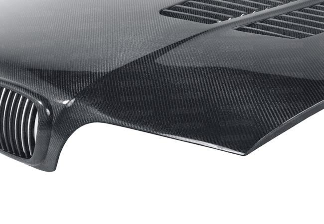Seibon 97-03 BMW 5 Series 4Dr (E39) GTR-Style Carbon Fiber Hood - Image 16