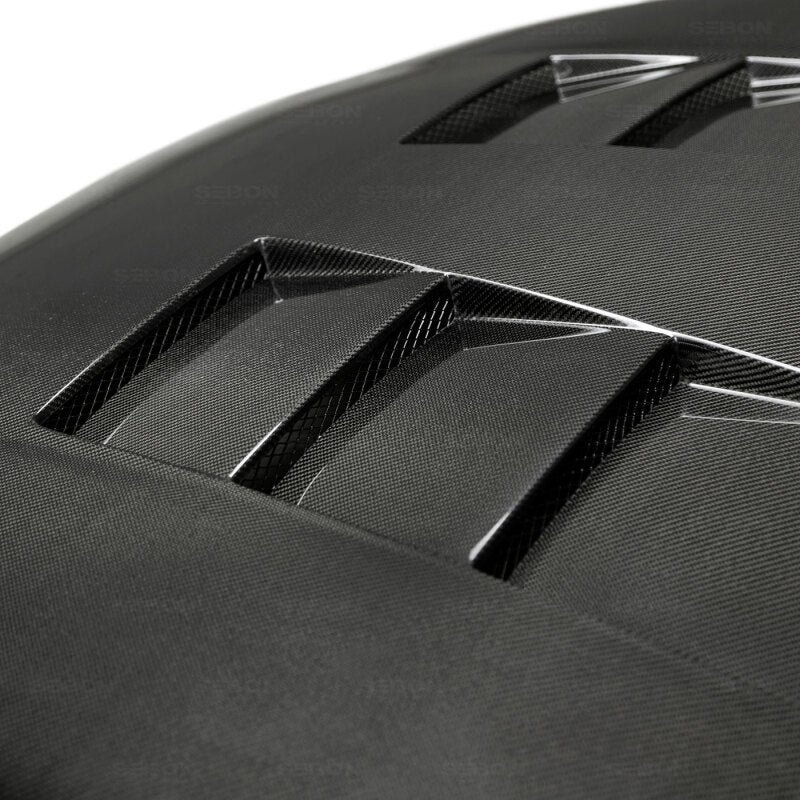 Seibon 93-98 Toyota Supra (JZA80L) TS Style Carbon Fiber Hood - Image 11