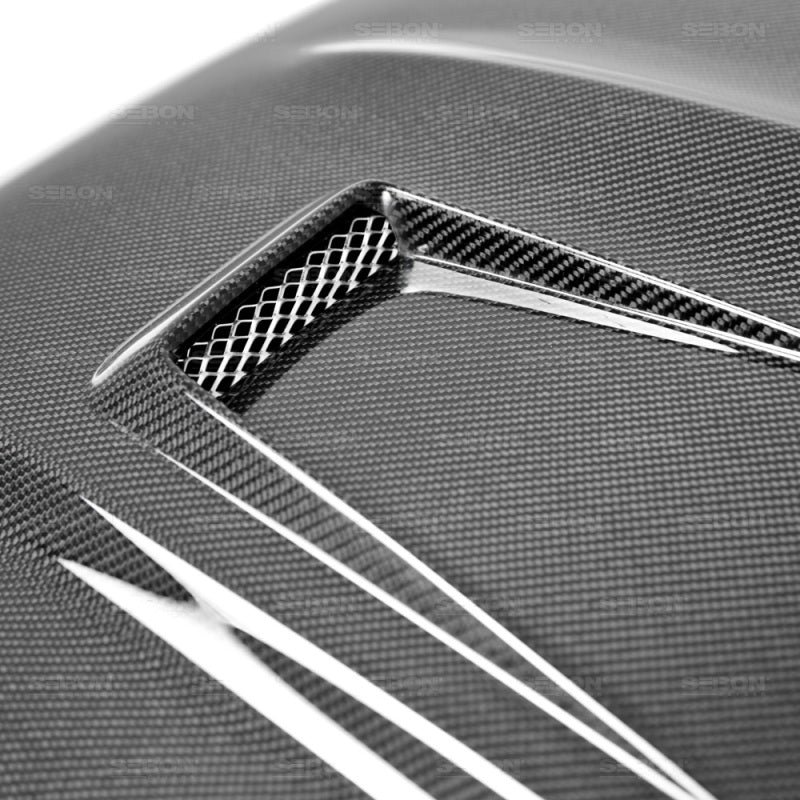 Seibon 12-14 Mercedes C-Class GT Style Carbon Fiber Hood - Image 14