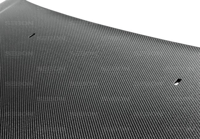 Seibon 12-13 Ford Focus OEM-Style Carbon Fiber Hood - Image 8